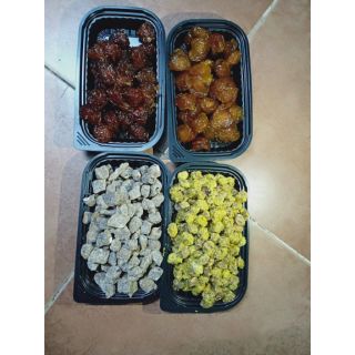 Me gào đường + mận xào gừng
