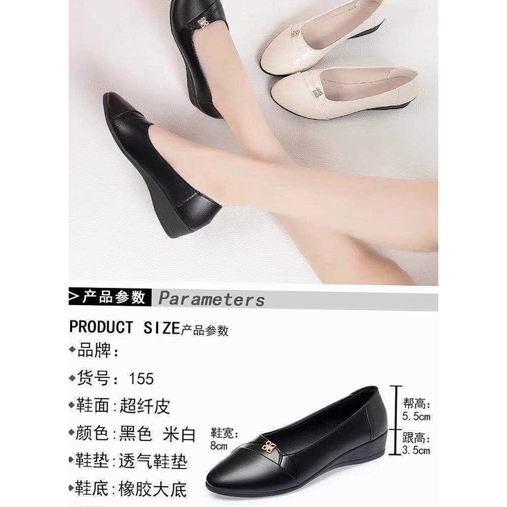 Giày búp bê đế mềm thời trang cho phụ nữ trung niên