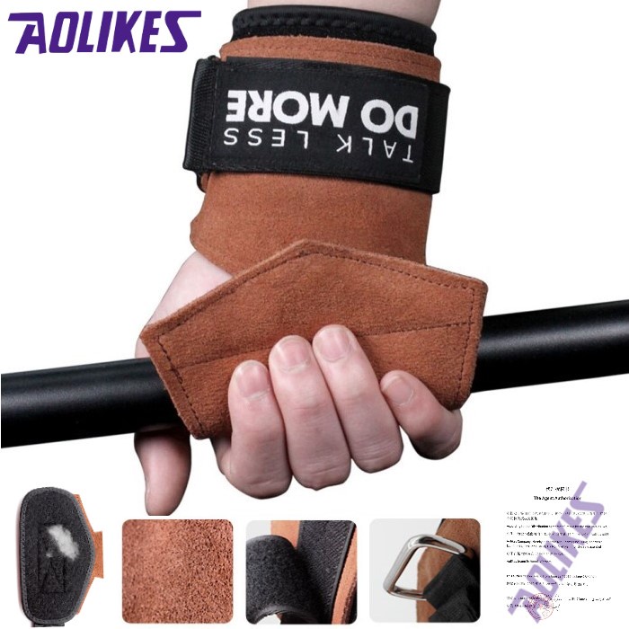 Bán buôn - Băng cuốn cổ tay, dây kéo trợ lực cổ tay, chống trượt AOLIKES AL 7632 (1 đôi) hàng cao cấp, chính hãng
