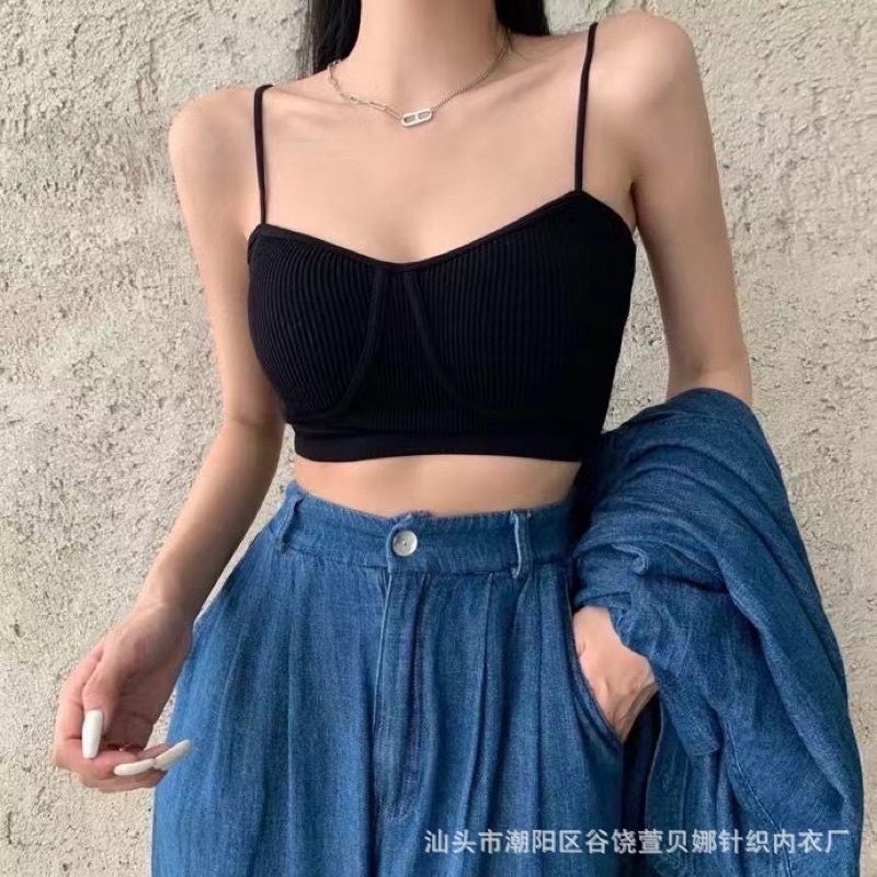 【Mizinstore】 Áo Bra Có Mút Chất Tăm Phong Cách Thể Thao Năng Động | BigBuy360 - bigbuy360.vn