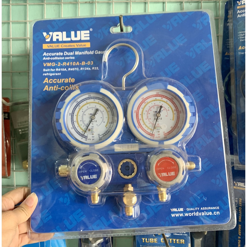 Đồng Hồ Gas Đôi VALUE r22 và r410