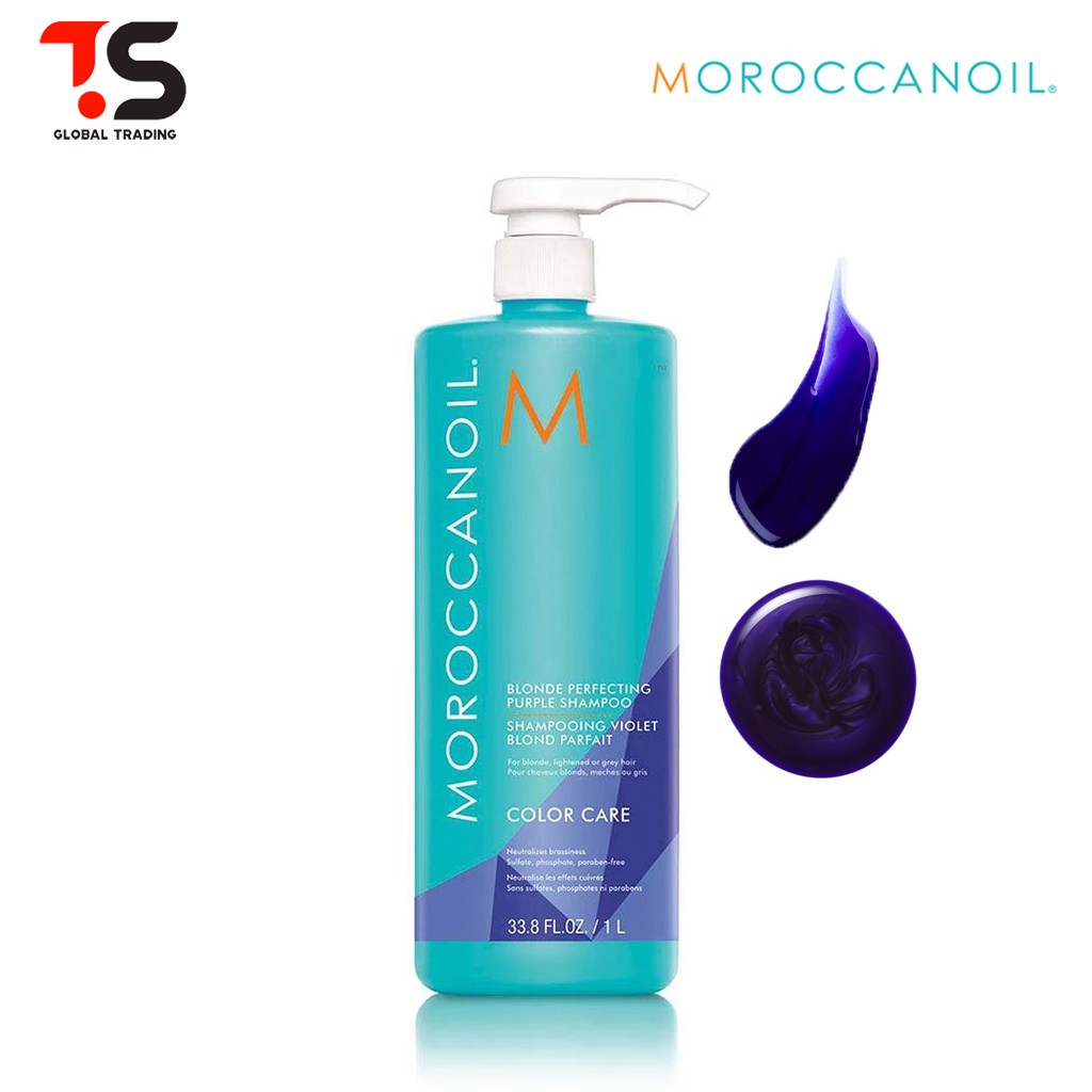 Chính hãng  Dầu gội tím khử vàng Moroccanoil Blonde Perfecting Purple Shampoo 1000ml