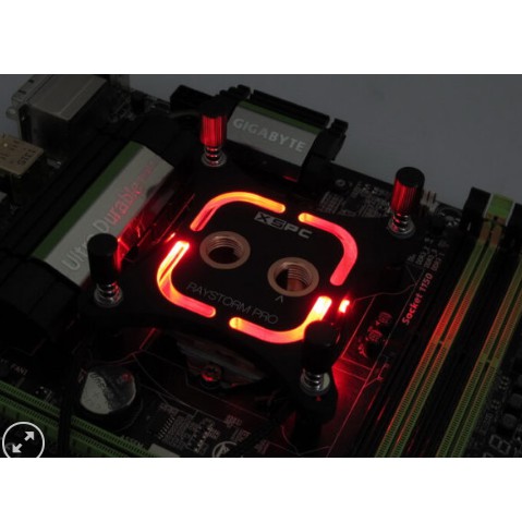 Phụ kiện Block tản nhiệt nước Custom XSPC RayStorm Pro Custom Led – Premium Cpu WaterBlock