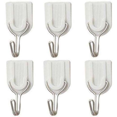 Vỉ 6 Móc Dán Tường Cho Vật Dụng Nhẹ
