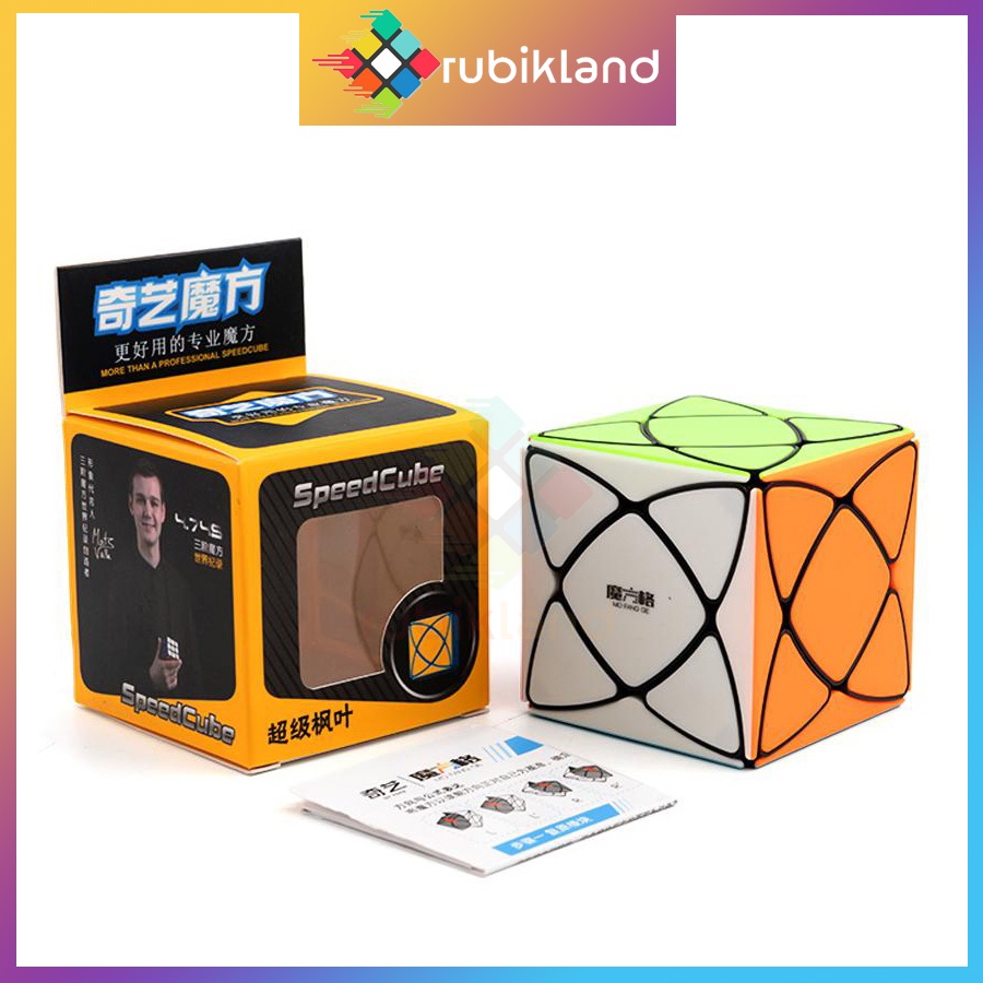 Rubik Biến Thể QiYi Super Ivy Cube Stickerless Cao Cấp Rubic Không Viền Đồ Chơi Trí Tuệ Trẻ Em