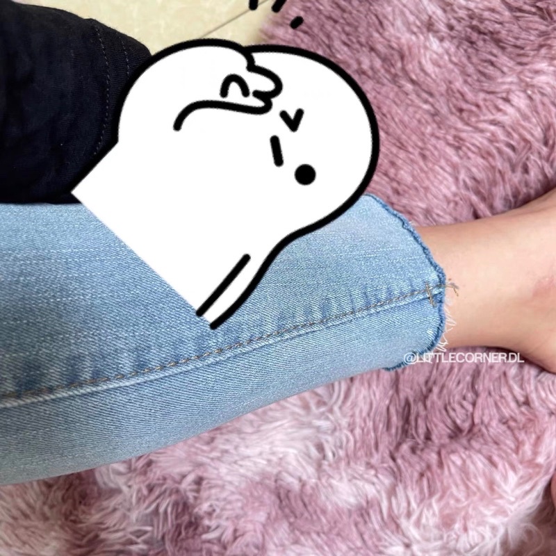 Quần Skinny Jean TOPSHOP Rách đùi Quảng Châu 2 Màu lưng cao co dãn