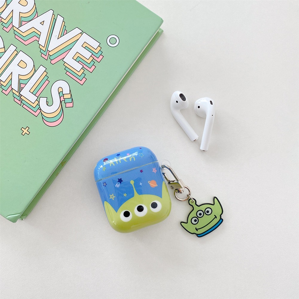 Vỏ Bảo Vệ Hộp Sạc Tai Nghe Airpods 1 / 2 / Pro Bằng Pc Cứng Họa Tiết Hoạt Hình Toy Story Dễ Thương