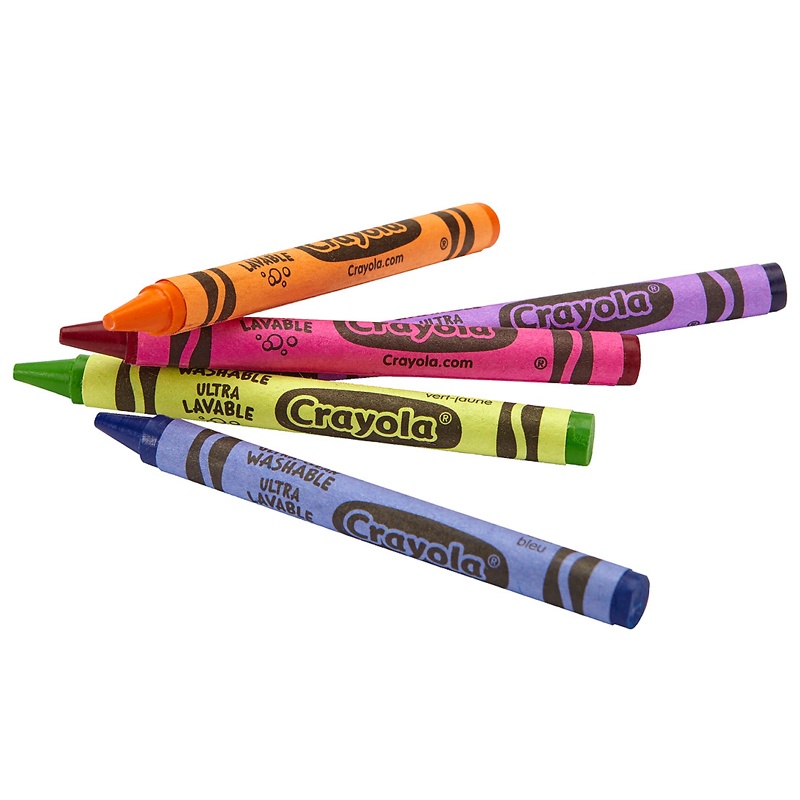 [Mã LIFEB04ALL giảm 10% tối đa 15K đơn 0Đ] Hộp 24 Bút Màu Sáp Rửa Được - Crayola 526924