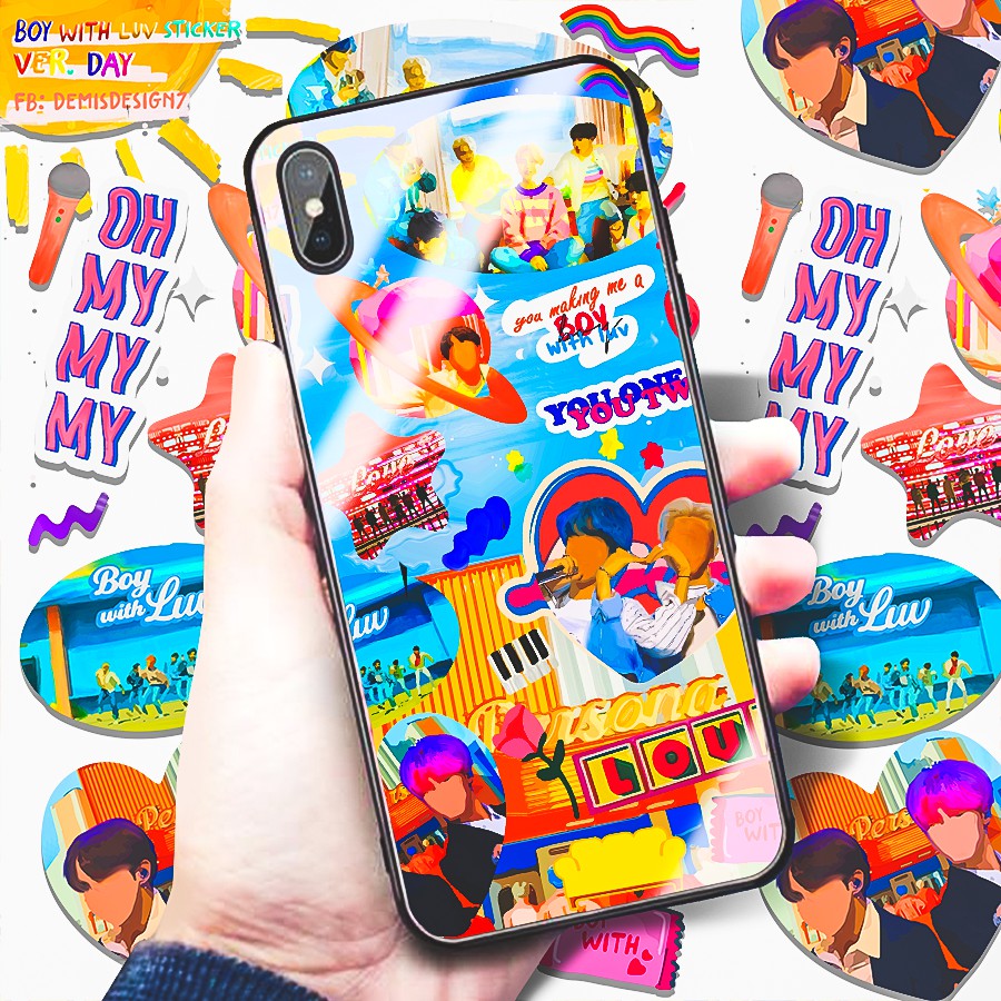 ỐP ĐIỆN THOẠI BTS - MẪU STICKER