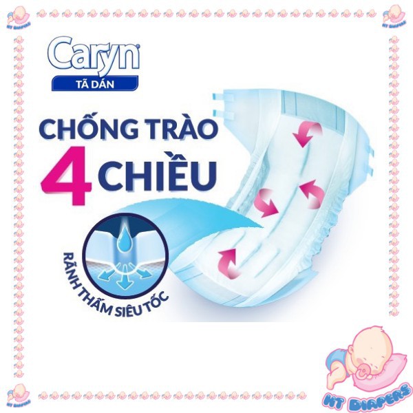 Miếng Tã Đi Sinh Cho Mẹ - Tã Dán Caryn - HT Baby