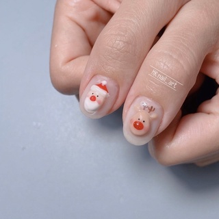 mẫu nail noel nổi (nhiều mẫu)