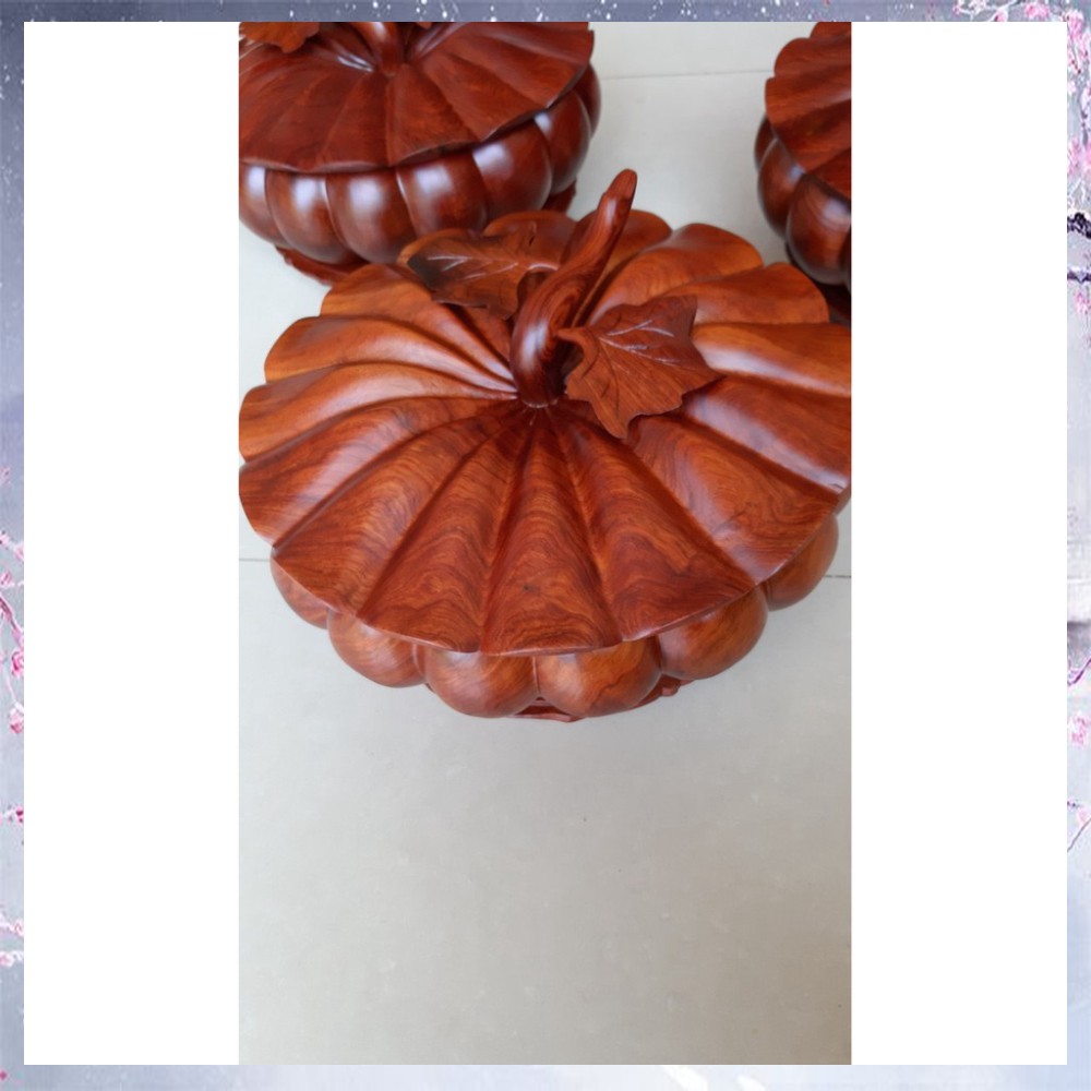 Hộp đựng bánh kẹo, khay đựng mứt ngày tết gỗ hương nguyên khối quý