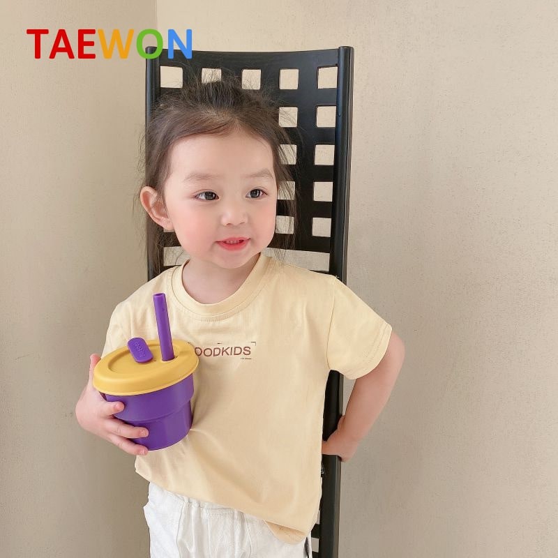 Áo thun cho bé gái bé trai chất cotton trẻ em xuất xịn Hàn Quốc từ 8 đến 22 kg Taewon Kids AT017
