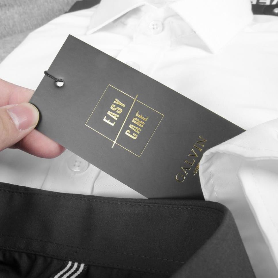 (Tặng Quần tây 420k) Sơ mi nam Galvin áo chất cotton co giãn chống nhăn | BigBuy360 - bigbuy360.vn