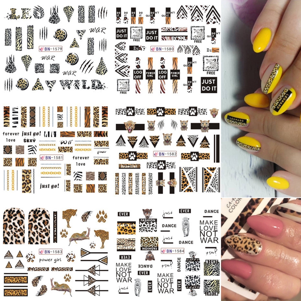 Miếng Dán Móng Nước Phong Cách Cổ Điển 4 Loại Thiết Kế Tùy Chọn