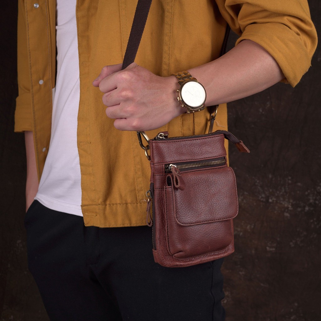 TÚI DA ĐEO HÔNG MINI DU LỊCH - 216782