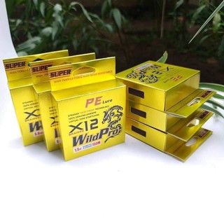 Dù pe lure x12 wild pro 150 mét thế giới đồ câu lure 68 dù câu lure lóc chuyên nghiệp