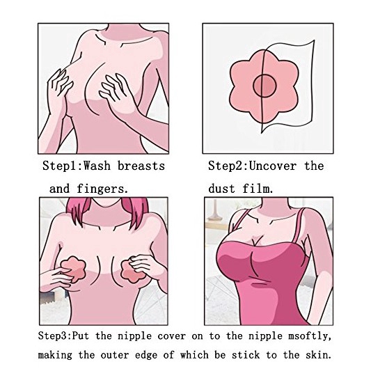 Miếng dán ngực silicon có thể tái sử dụng