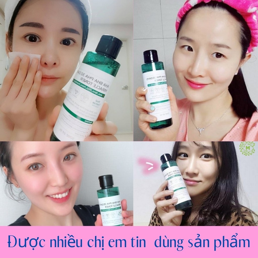 Nước hoa hồng SOME BY MI AHA-BHA-PHA 30 Days Miracle Toner sạch mụn 150ml - Zavenci