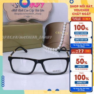 Mắt Kính Nữ Đen Gọng Xoắn Mặt Bầu Cao Cấp (Full Box)