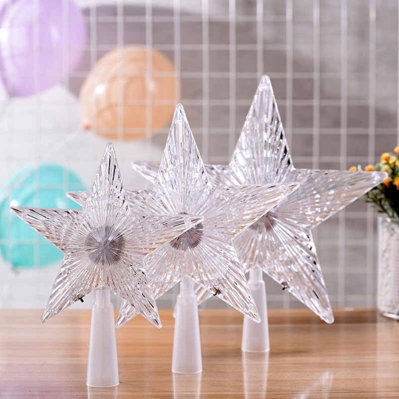 Ngôi sao đèn LED trang trí cây thông Noel 31L LED