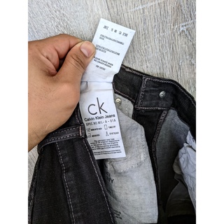 quần jeans ck chất co gian ống đứng