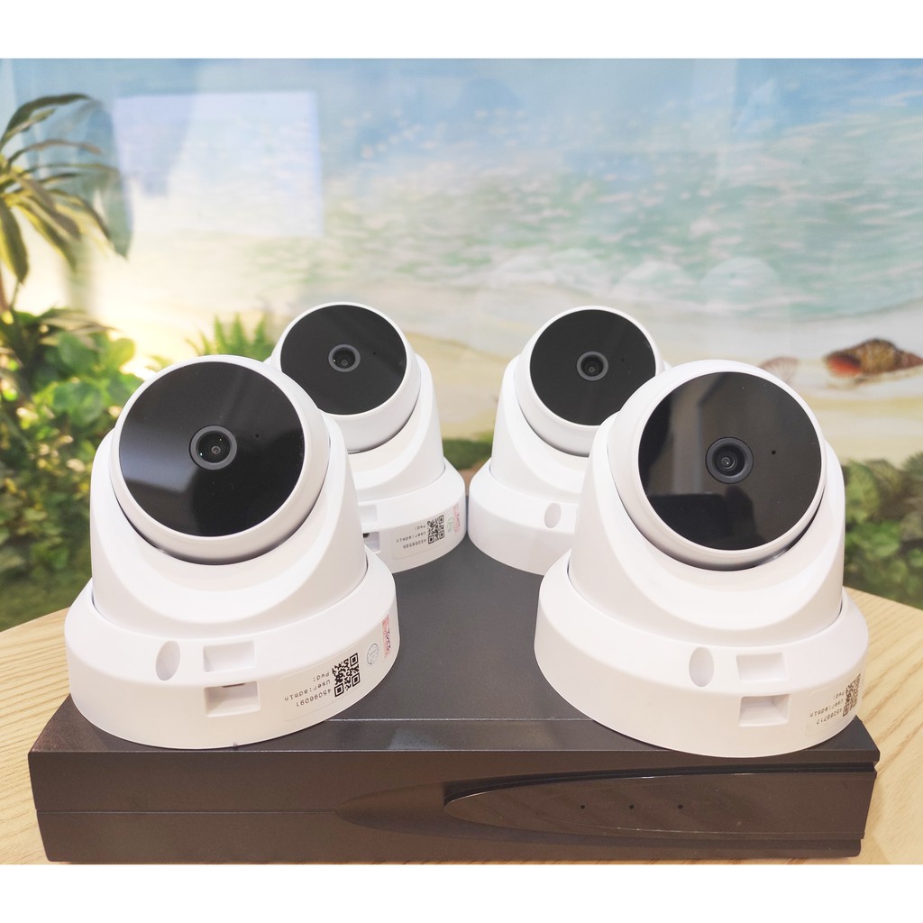 Bộ camera wifi 4 mắt Acesee 2.0, bộ camera wifi kit, NVR kit tặng cục phát wifi