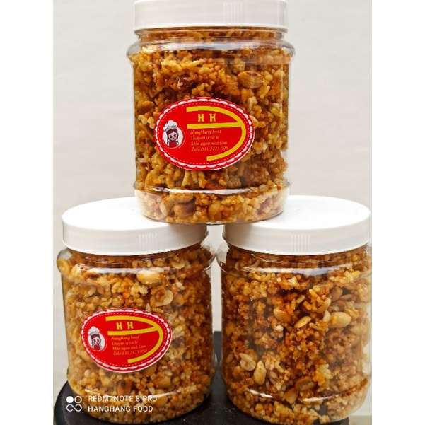 CƠM KHÔ NGÀO ĐƯỜNG, ĐẬU PHỘNG Combo 2 hộp 600g