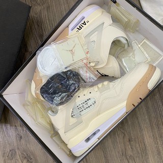(FREESHIP) ảnh thật giày thể thao JD 4 off white
