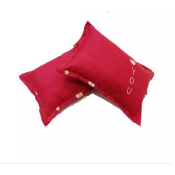Vỏ Gối Nằm Poly Cotton Thanh Lý Gấp Có chọn mẫu,HỌA TIẾT MÀU ĐỎ