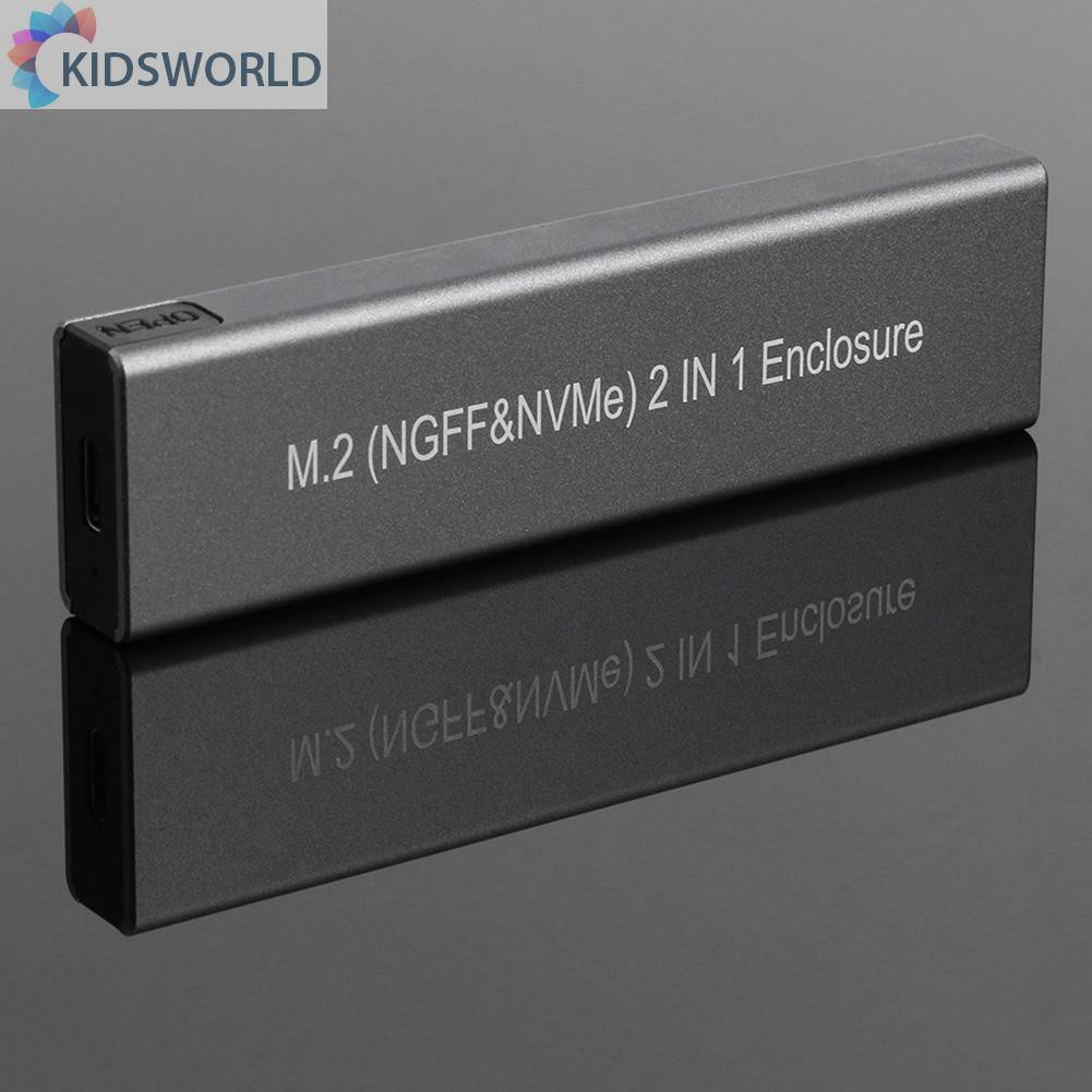 Vỏ Ổ Cứng Ngoài Ssd M.2 Nvme Pcie Sata M / B Usb Type C Ốp | BigBuy360 - bigbuy360.vn