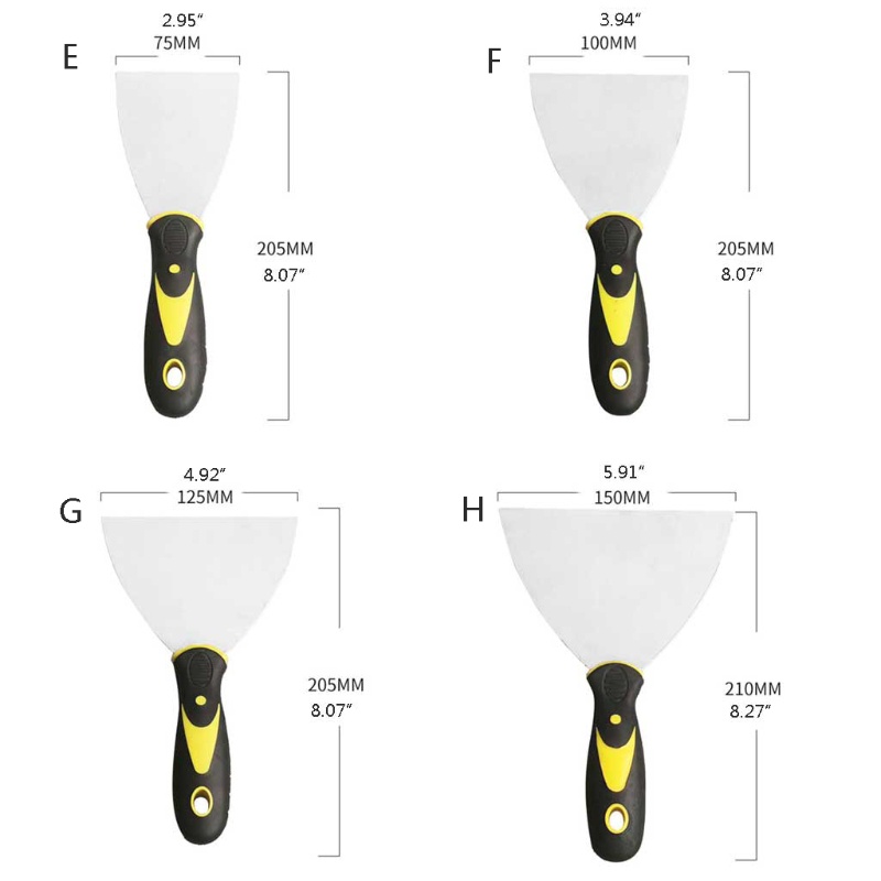 Startreally Xẻng Cạo Tường Bằng Thép Không Gỉ Cho Tường Khô