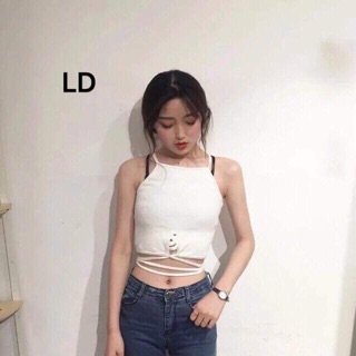 Áo 2 dây buộc bụng