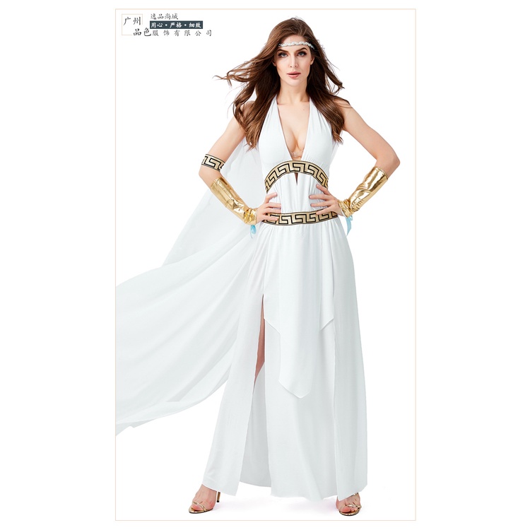 Ladies Greek Goddess Cosplay Roman Princess Costumes Adult Sexy Roman Goddess Costume Halloween Carnival Dress