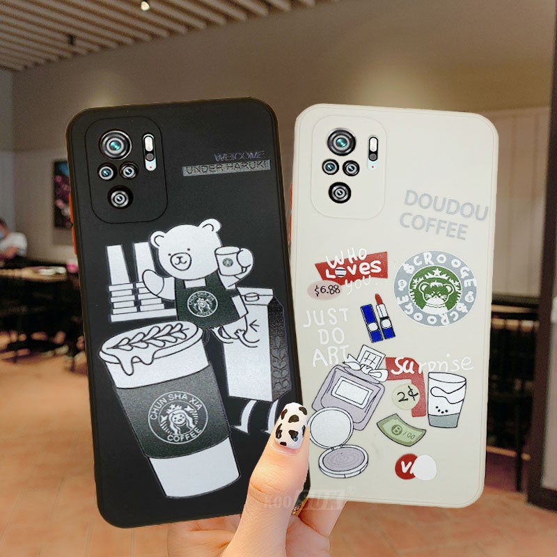 Ốp điện thoại silicon mềm Koosuk kiểu hoạt hình đáng yêu cho Xiaomi Redmi Note 10 9 Pro Max 9S 10S 10X 4G