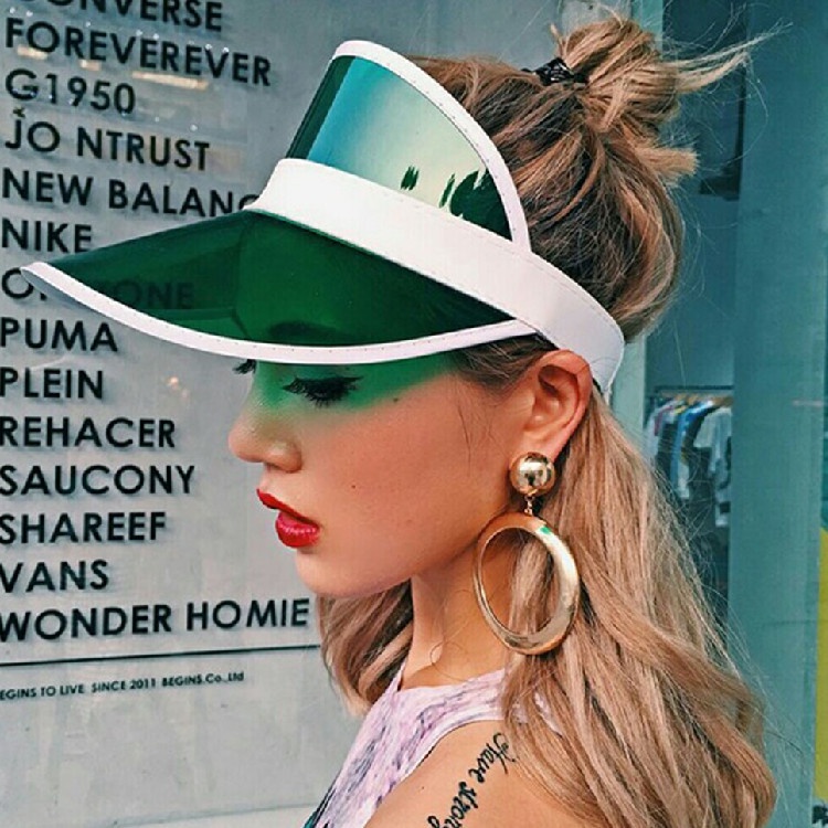 Mũ Lưỡi Trai Che Nắng Màu Trong Suốt Thời Trang Cho Nam Và Nữ