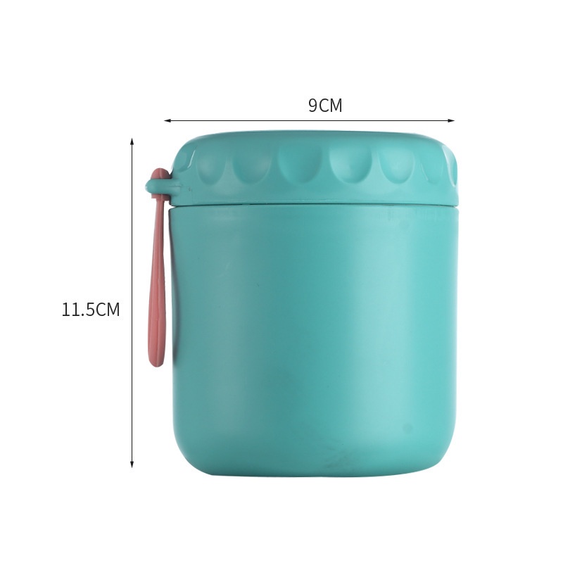 Cốc Súp Cách Nhiệt Bằng Thép Không Gỉ Phong Cách Mới Có Tay Cầm