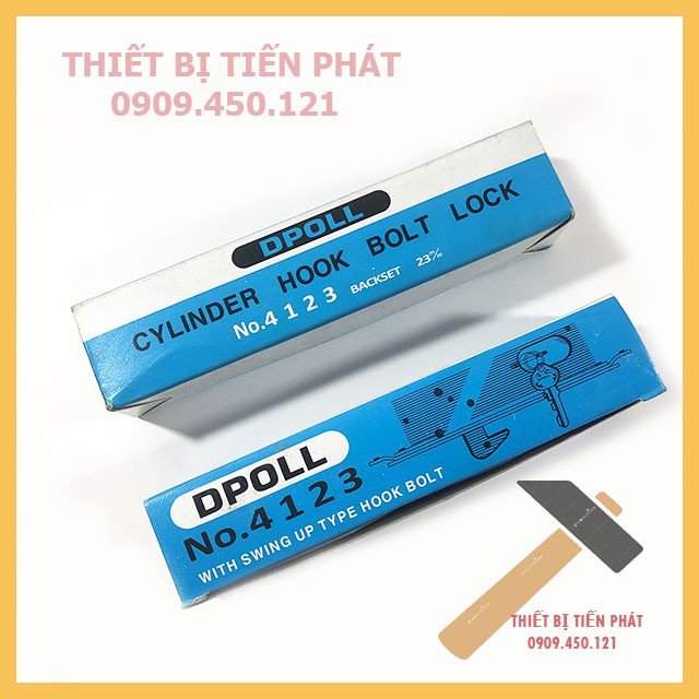 Khóa Cửa Lùa 1 Đầu Chìa và 1 Đầu Vặn Tay Hãng DROLL 3 Chìa Dùng Cho Cửa Nhôm, Sắt, Tủ, Cao Cấp.