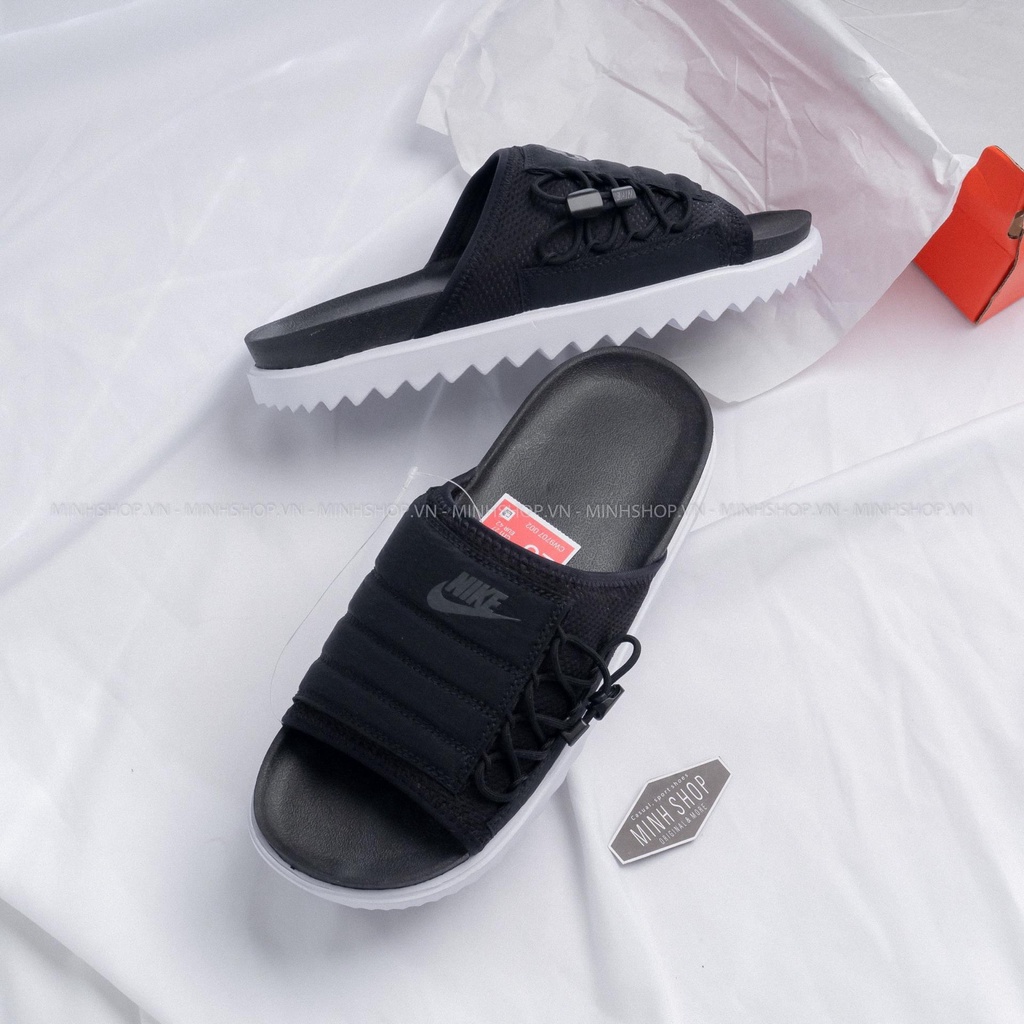 Dép NikeEEE- Asuna Slide 'Black White'  [O-10376