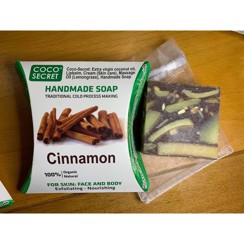 2024) 01 bánh xà phòng Coco Secret cafe tẩy da chết, trắng da, loại bỏ mụn viêm