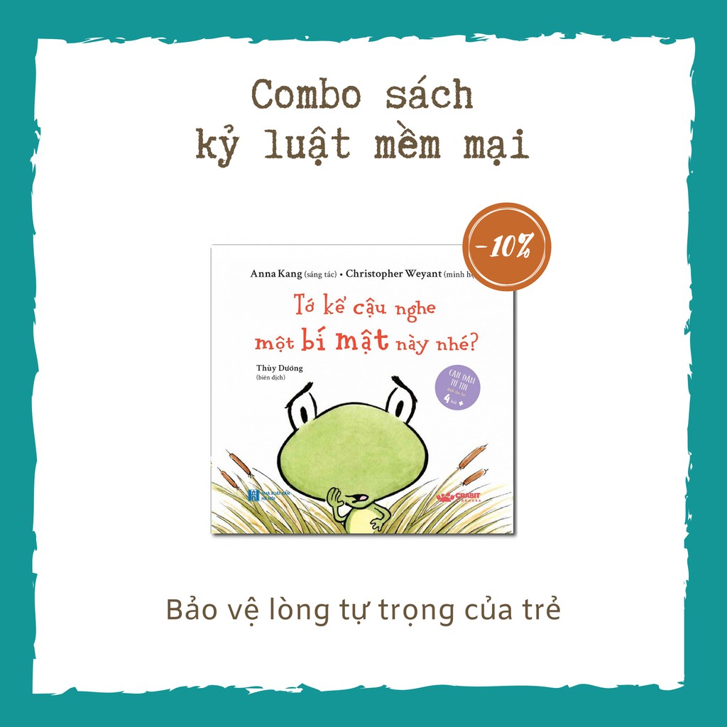 Sách - Combo 5 cuốn Kỷ Luật Mềm Mại - Giáo dục đầu đời cho bé - Crabit Kidbooks