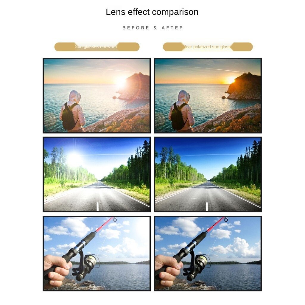 Kính Mát Phân Cực Gấp Gọn Chống Va Đập Chất Lượng Cao C9Ts | BigBuy360 - bigbuy360.vn