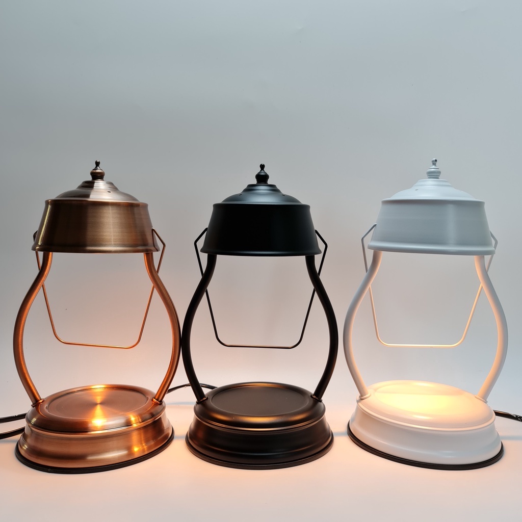 Đèn đốt nến thơm MACEHO Vintage -Dùng cho nến Yankee, Candle Cup, BBW - chỉnh được độ sáng