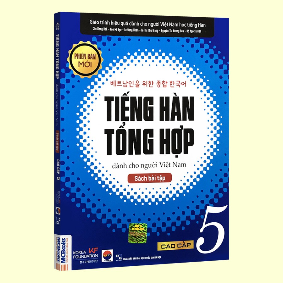 Sách - Tiếng Hàn Tổng Hợp Dành Cho Người Việt Nam - Cao Cấp 5 Phiên Bản Mới (Sách Bài Tập)