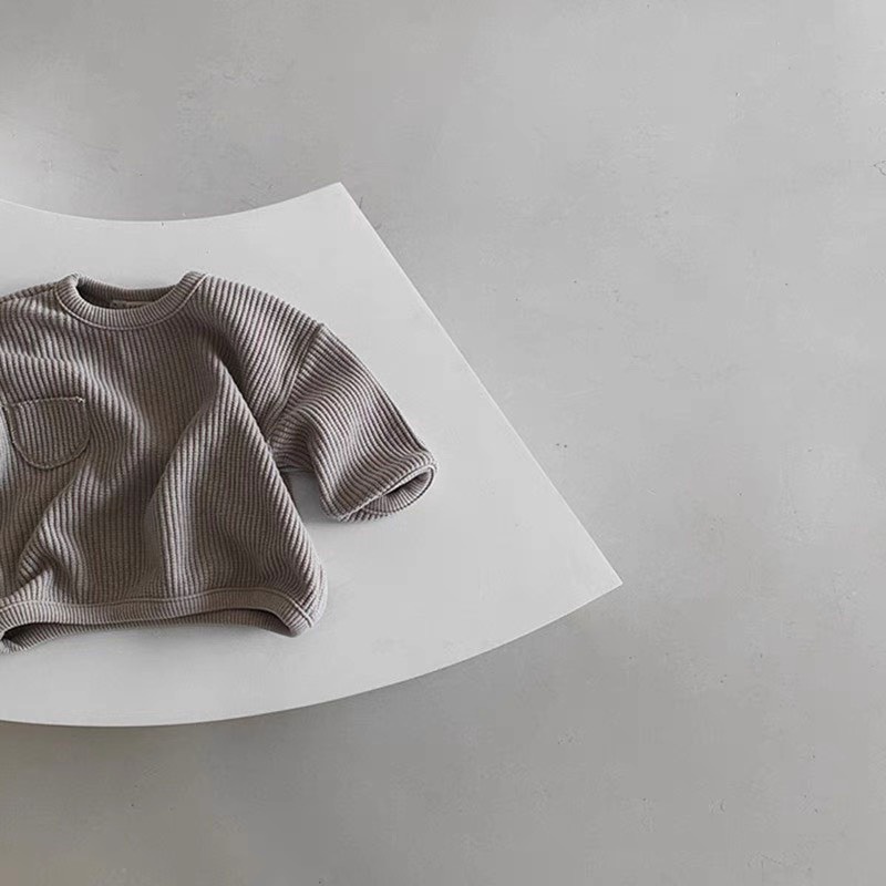 Bộ Korea Thu Đông Dài Tay Cho Bé Trai Và Bé Gái Ween Chất Liệu Len Tăm Từ 8kg Đến 28kg - DOLY STORE