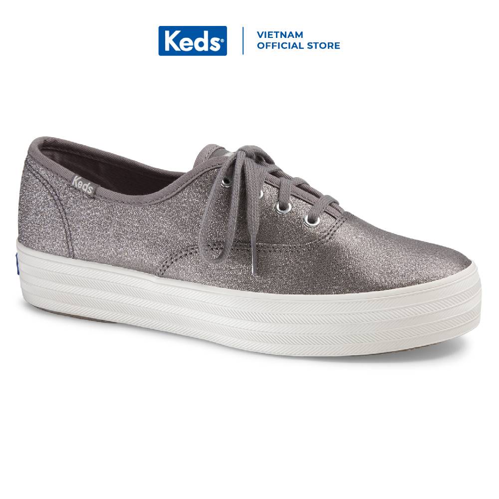 Giày Keds Nữ - Triple Lurex Gunmetal - KD057292