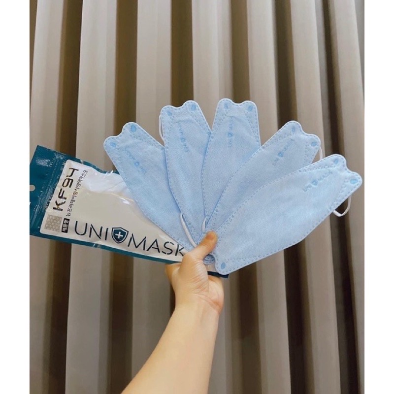 Combo 50 chiếc khẩu trang KF94 UNIMASK Chống Bụi Mịn Và Kháng Khuẩn Hàng Cao Cấp Hàn Quốc ( đủ màu )