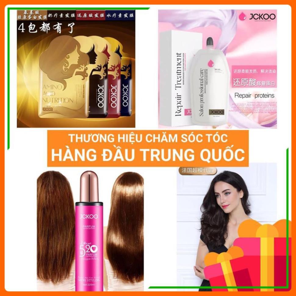 Tinh dầu dưỡng tóc uốn, dưỡng tóc khô xơ, tóc nhuộm Jckoo giúp giữ nếp, tạo nếp, phục hồi hư tổn