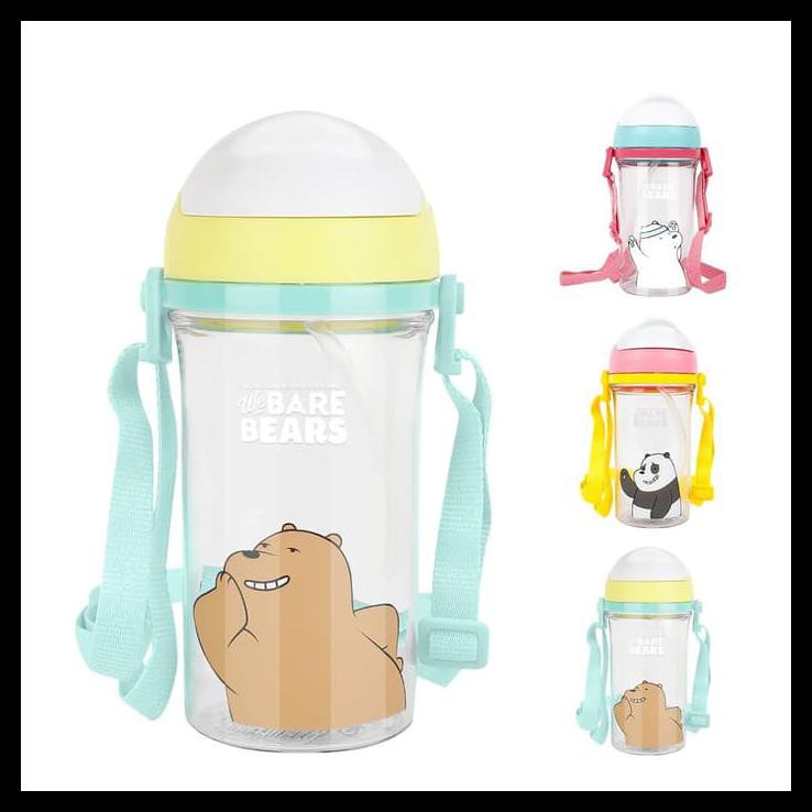 Miniso Bình Nước Nhựa 400ml - Panda Bkl157