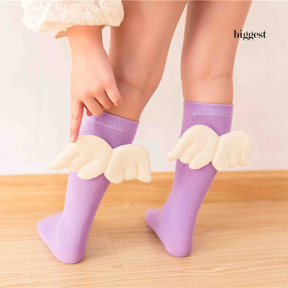 Tất Cotton Dài Qua Gối Màu Sắc Ngọt Ngào Cho Bé Gái